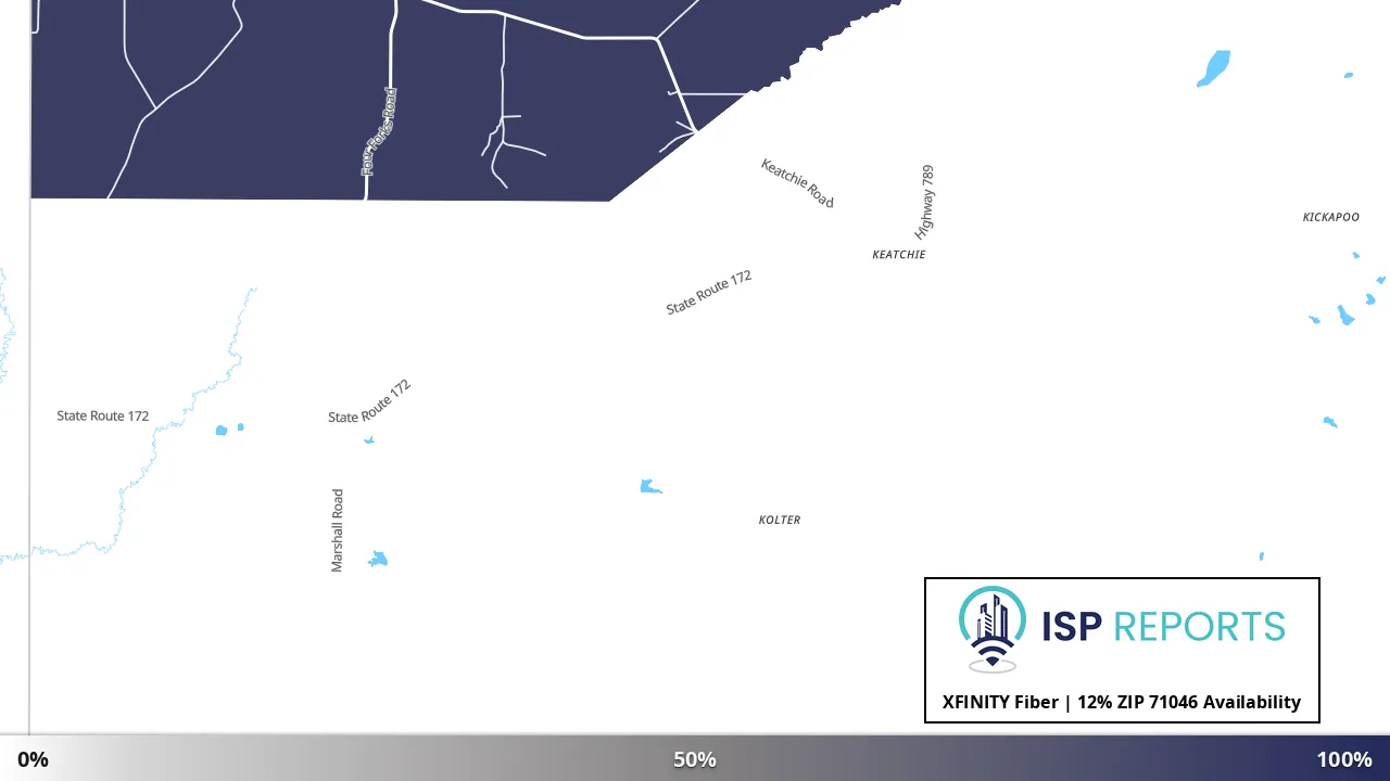 71046, LA map of internet availability