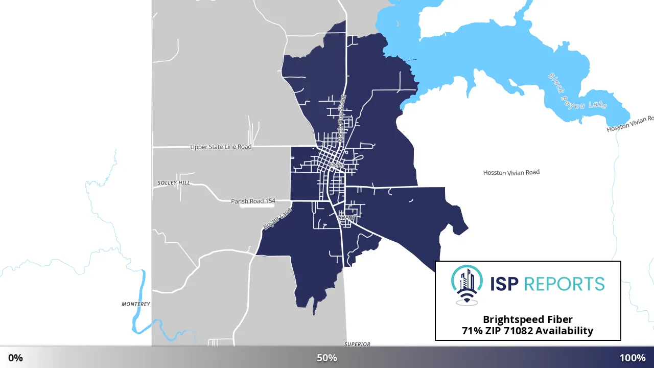 71082, LA map of internet availability