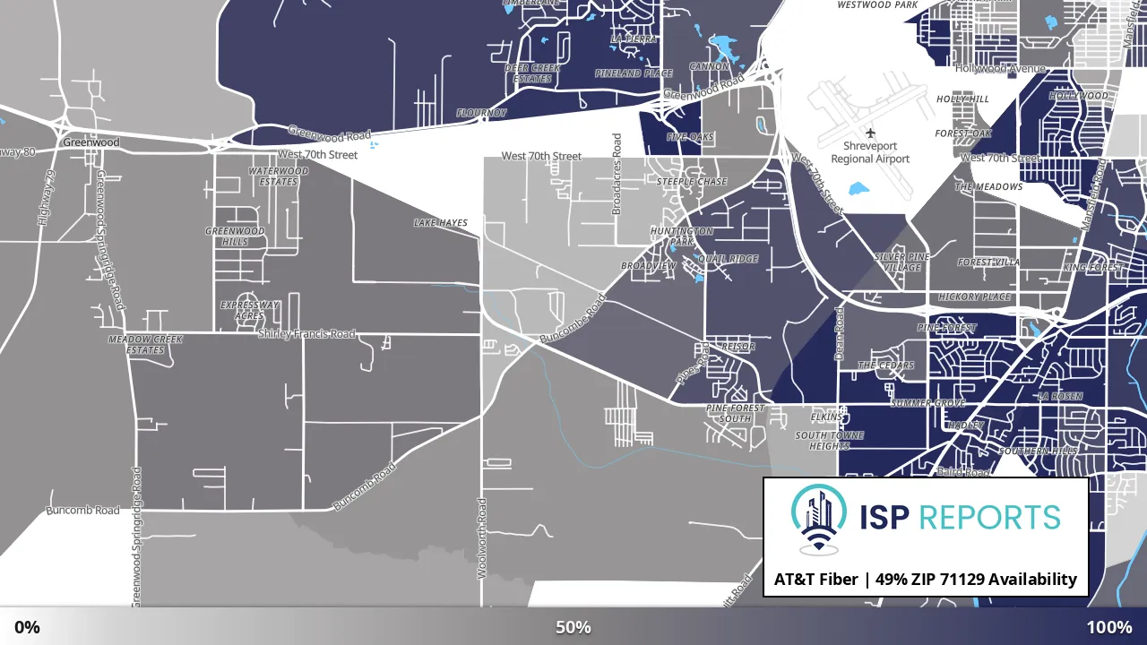 71129, LA map of internet availability