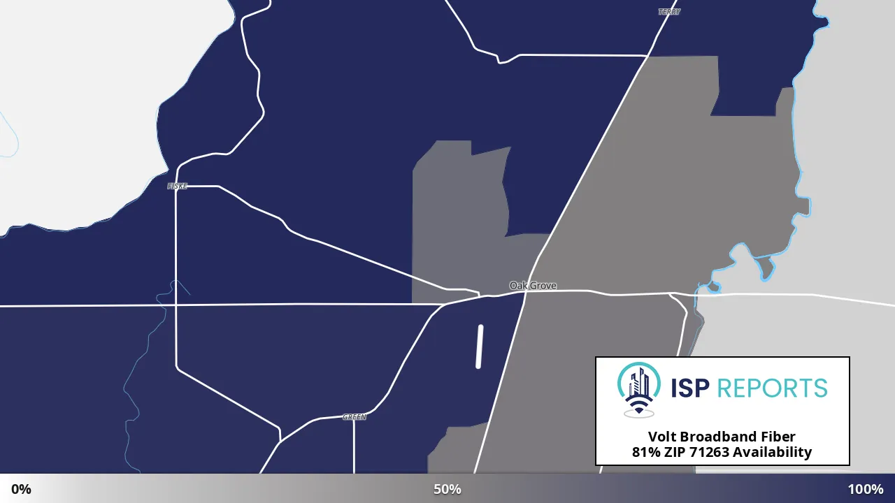71263, LA map of internet availability