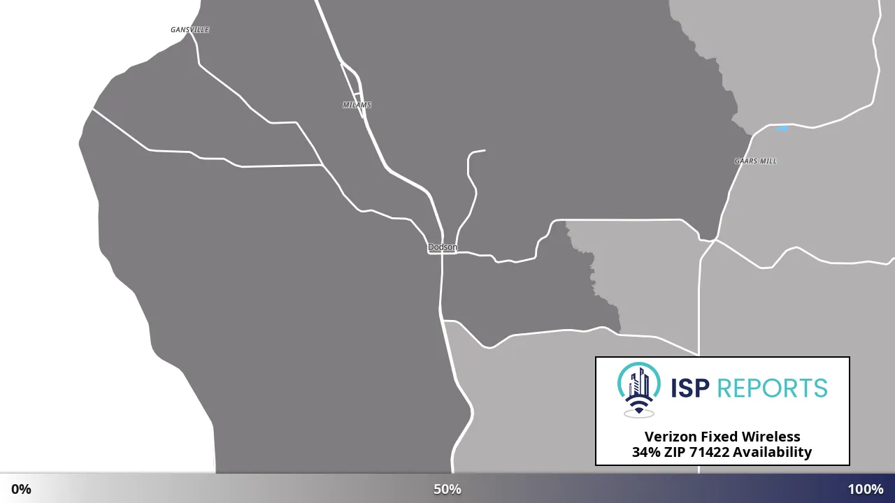 71422, LA map of internet availability