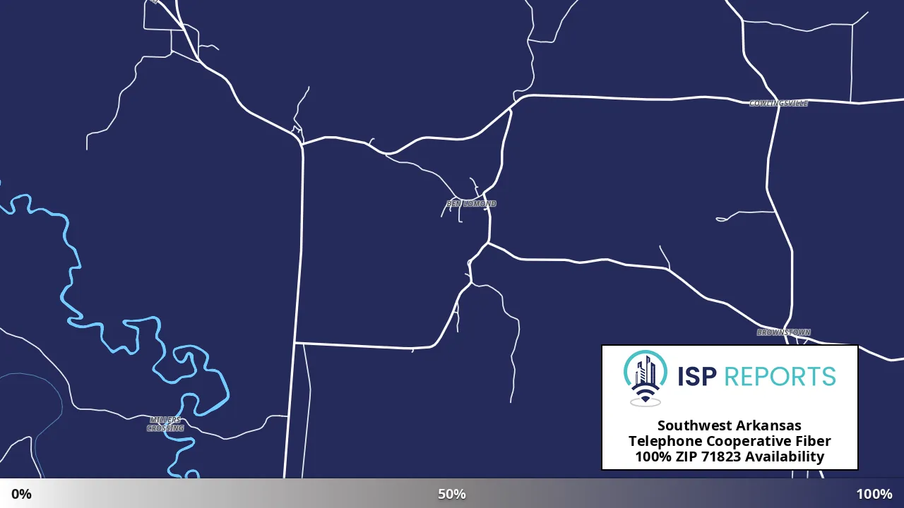 71823, AR map of internet availability