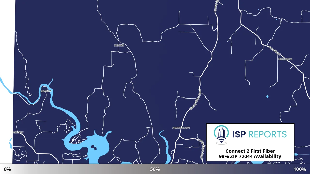 72044, AR map of internet availability