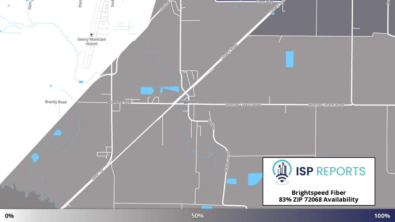 72068, AR map of internet availability