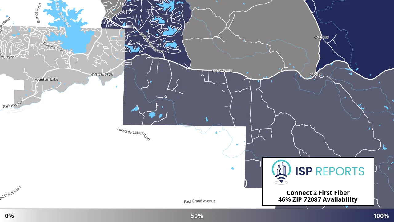72087, AR map of internet availability