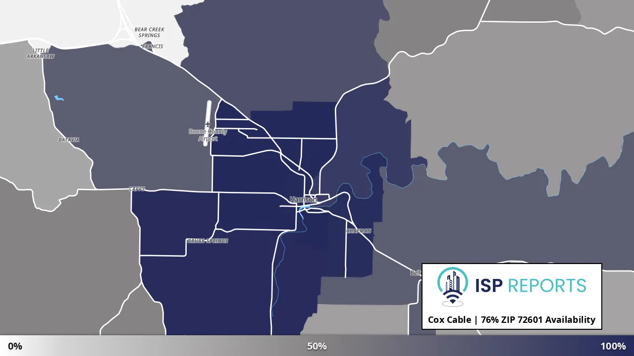 72601, AR map of internet availability