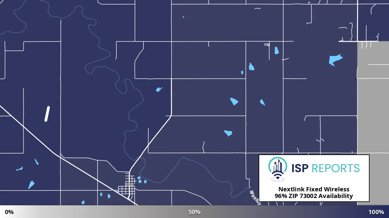 73002, OK map of internet availability