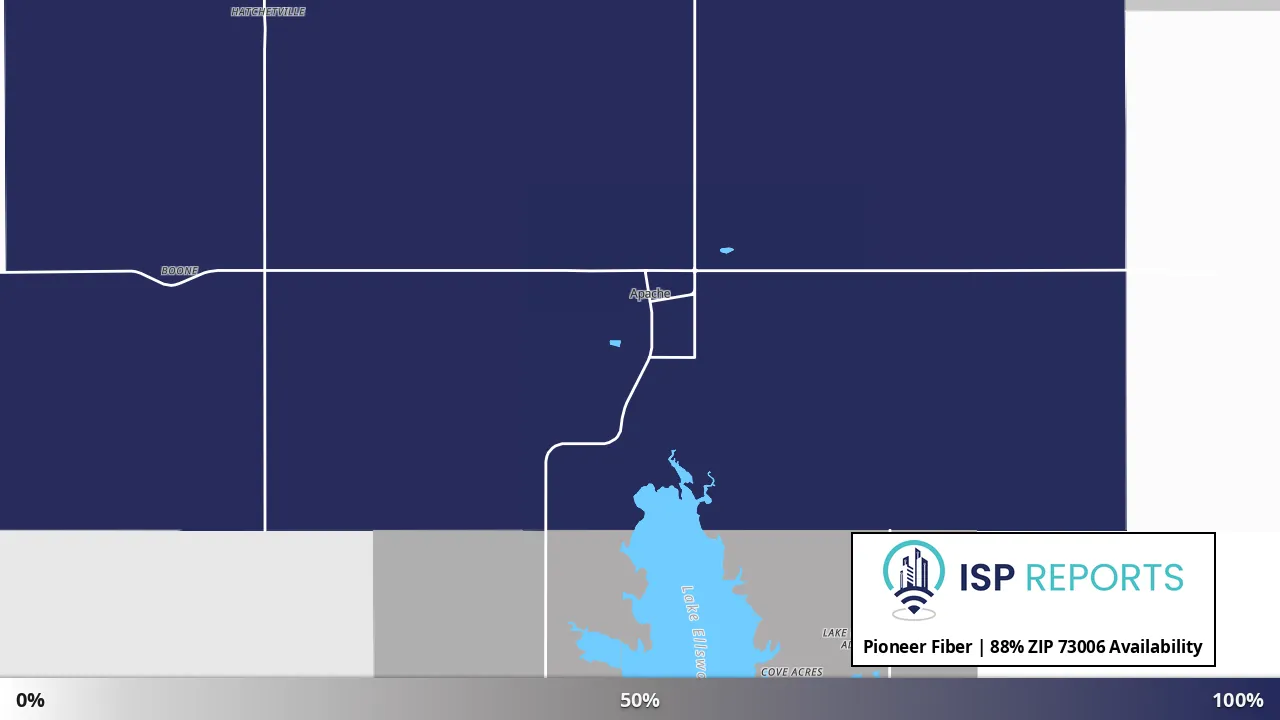 73006, OK map of internet availability