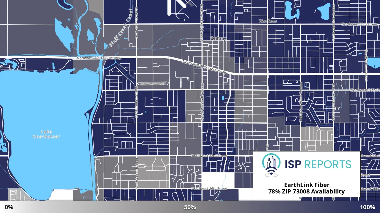 73008, OK map of internet availability