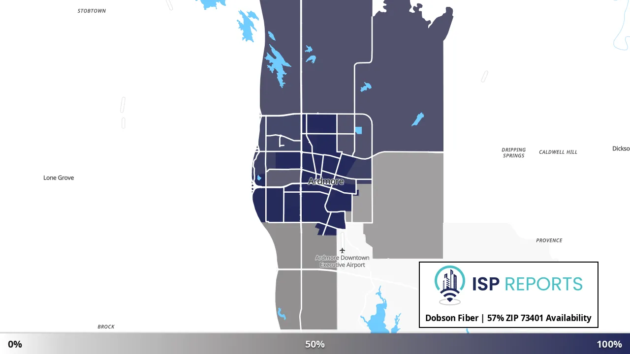 73401, OK map of internet availability