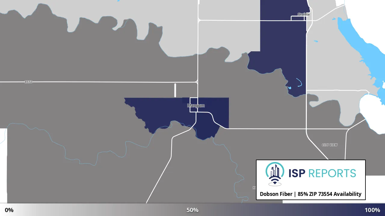 73554, OK map of internet availability