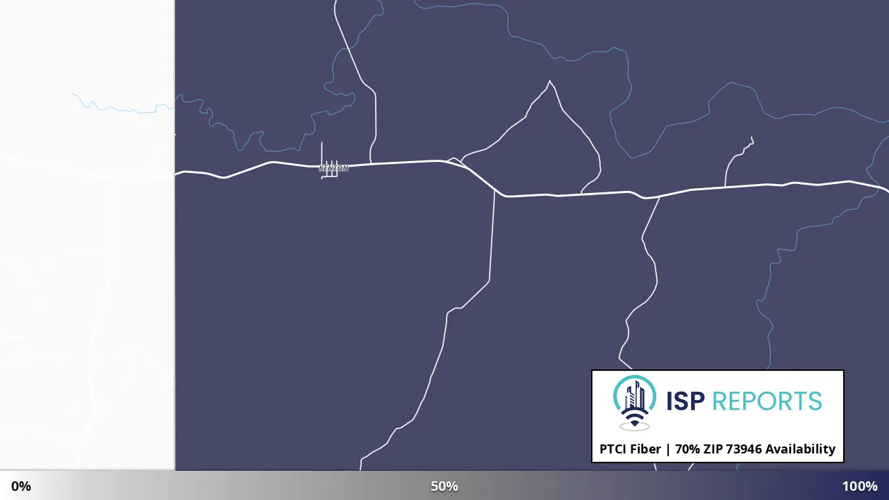 73946, OK map of internet availability