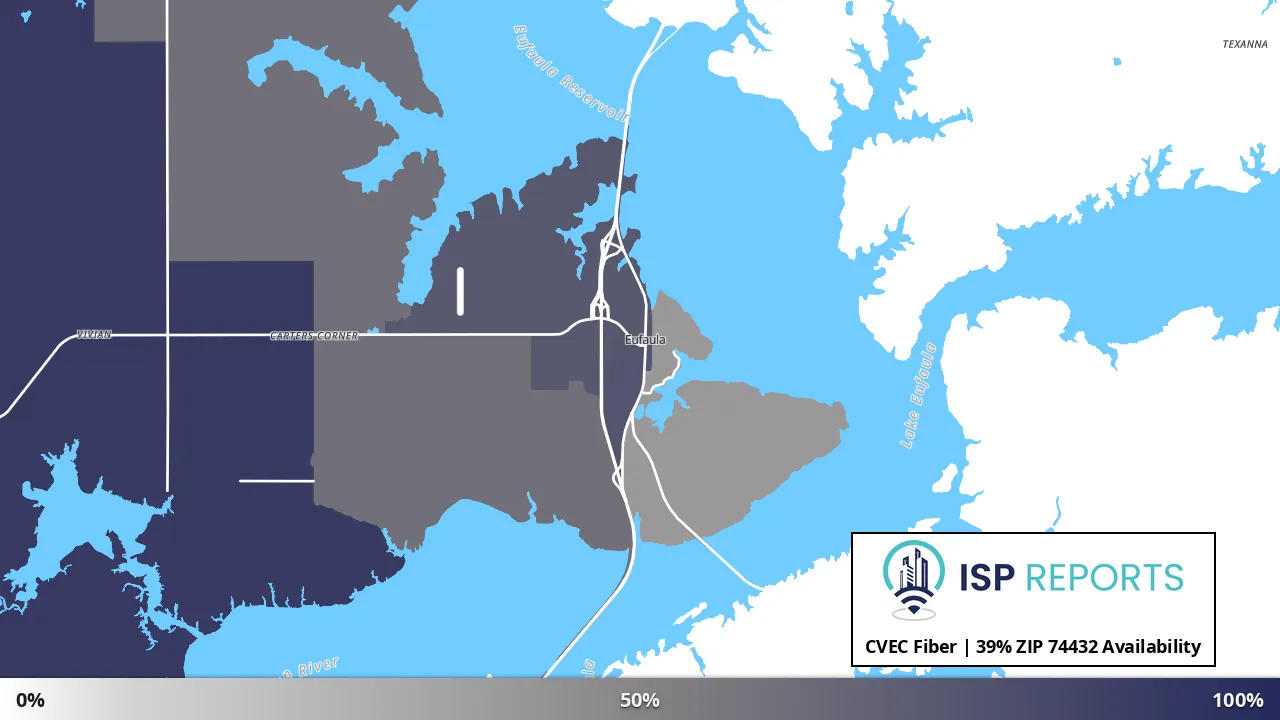 74432, OK map of internet availability