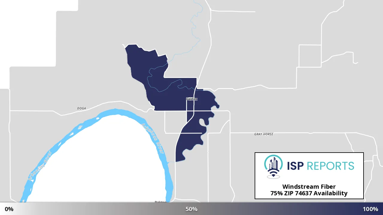 74637, OK map of internet availability