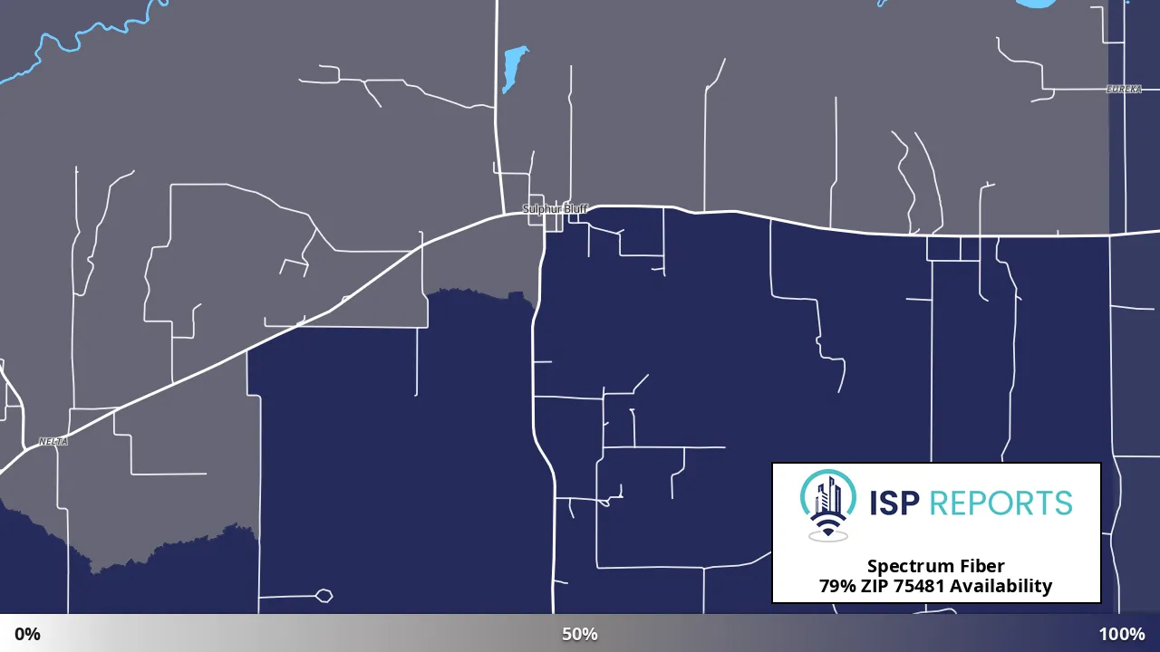 75481, TX map of internet availability