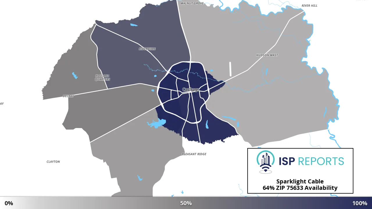75633, TX map of internet availability