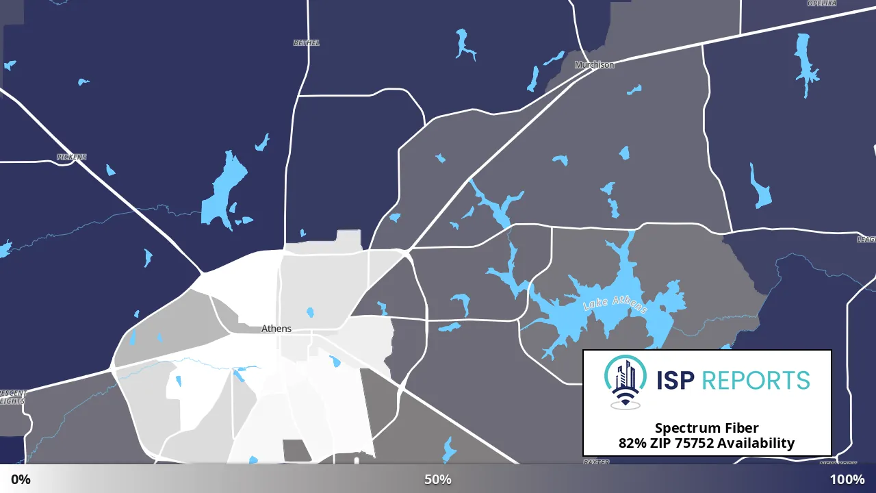 75752, TX map of internet availability