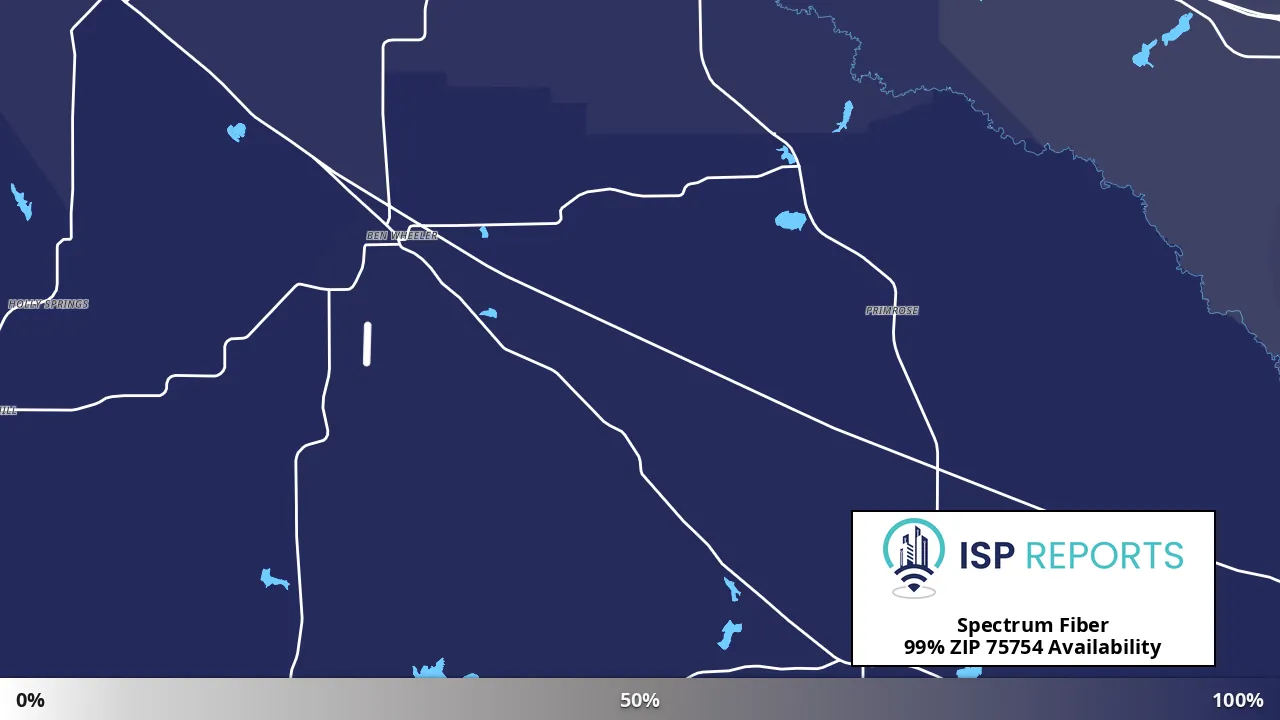 75754, TX map of internet availability