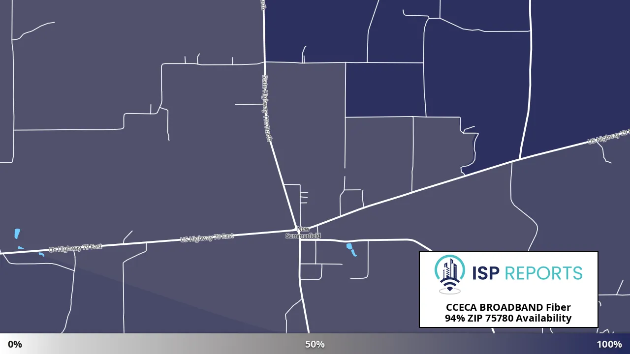 75780, TX map of internet availability