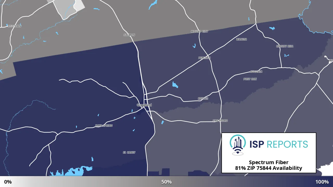 75844, TX map of internet availability