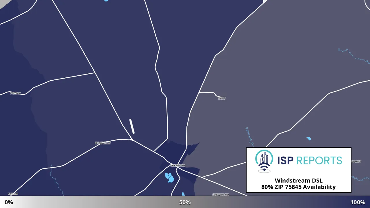 75845, TX map of internet availability