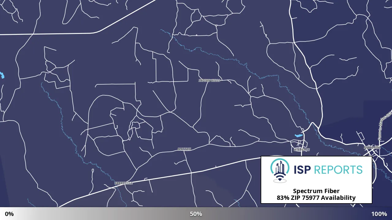 75977, TX map of internet availability