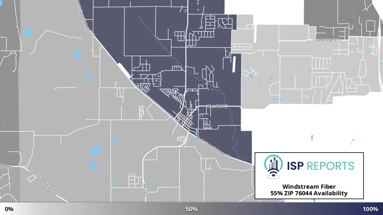 76044, TX map of internet availability