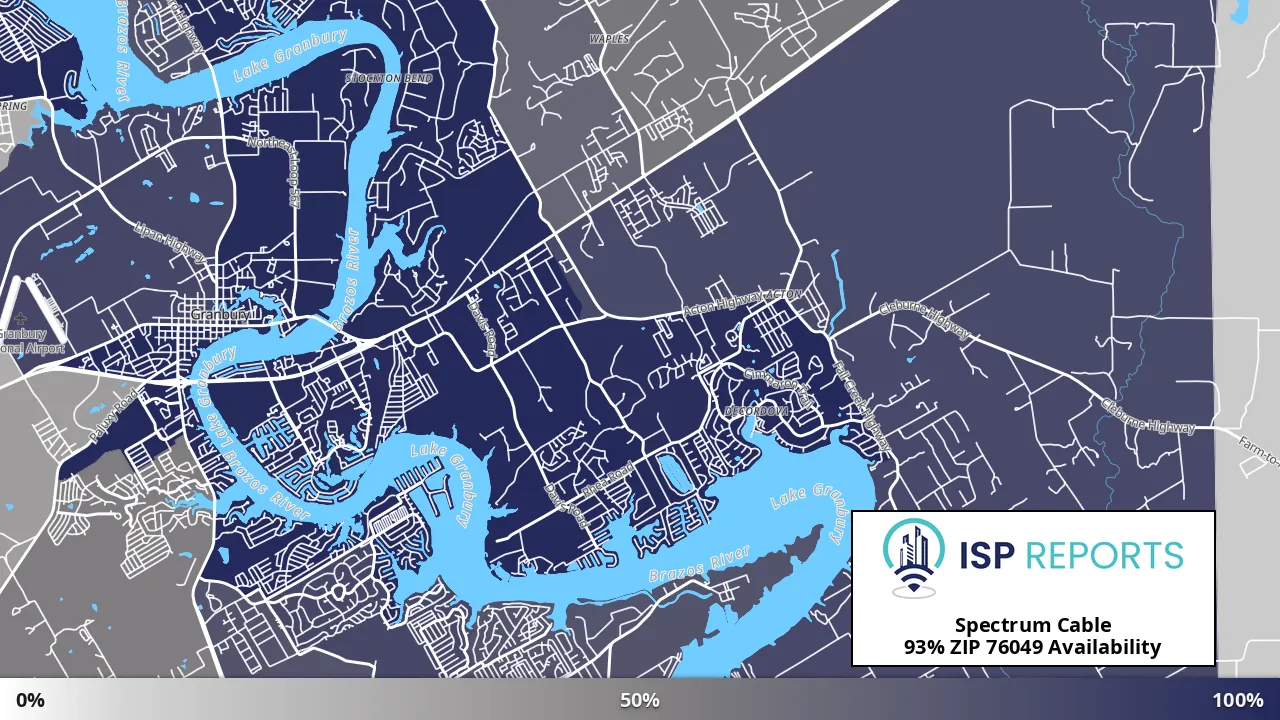 76049, TX map of internet availability