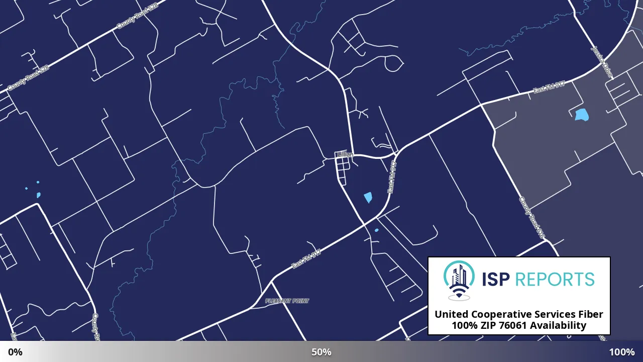 76061, TX map of internet availability