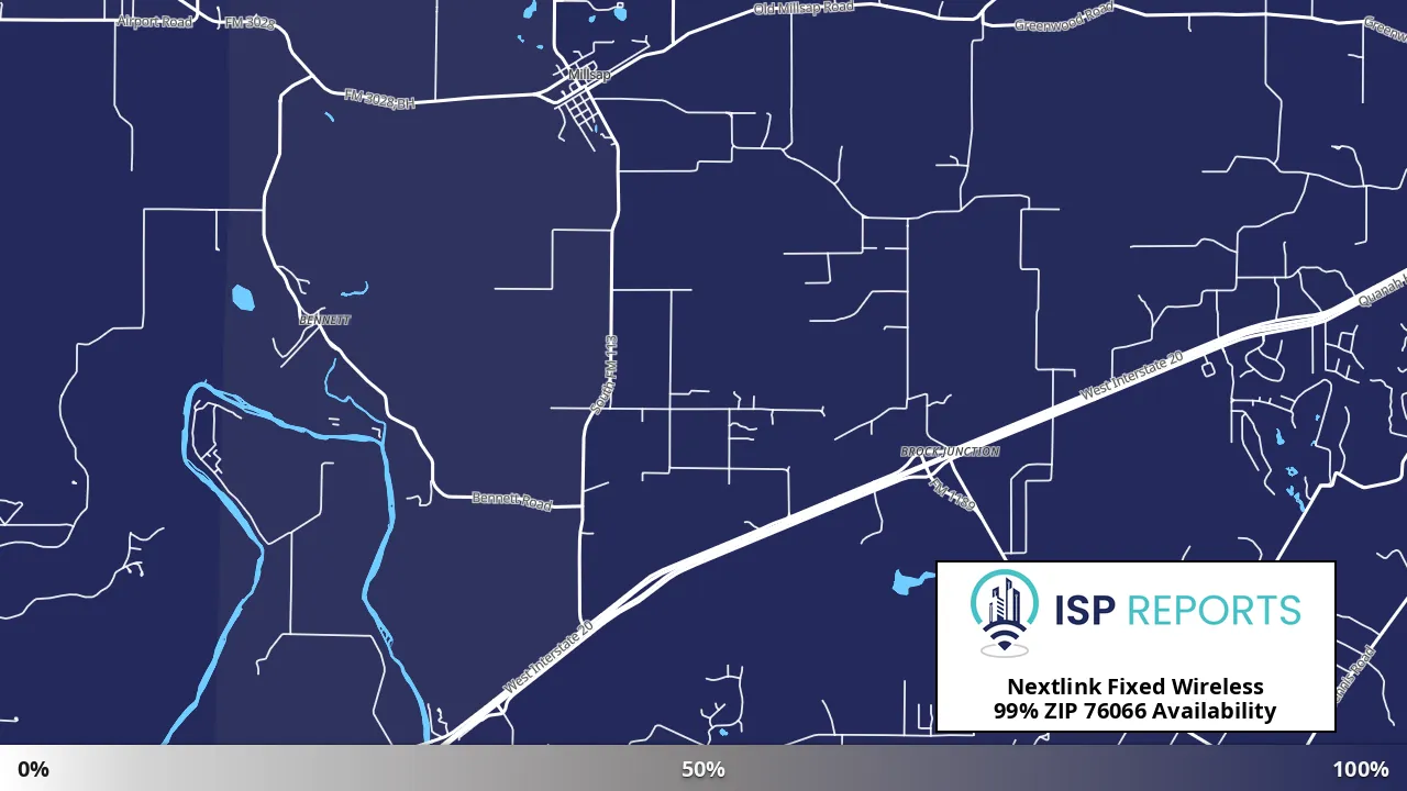 76066, TX map of internet availability
