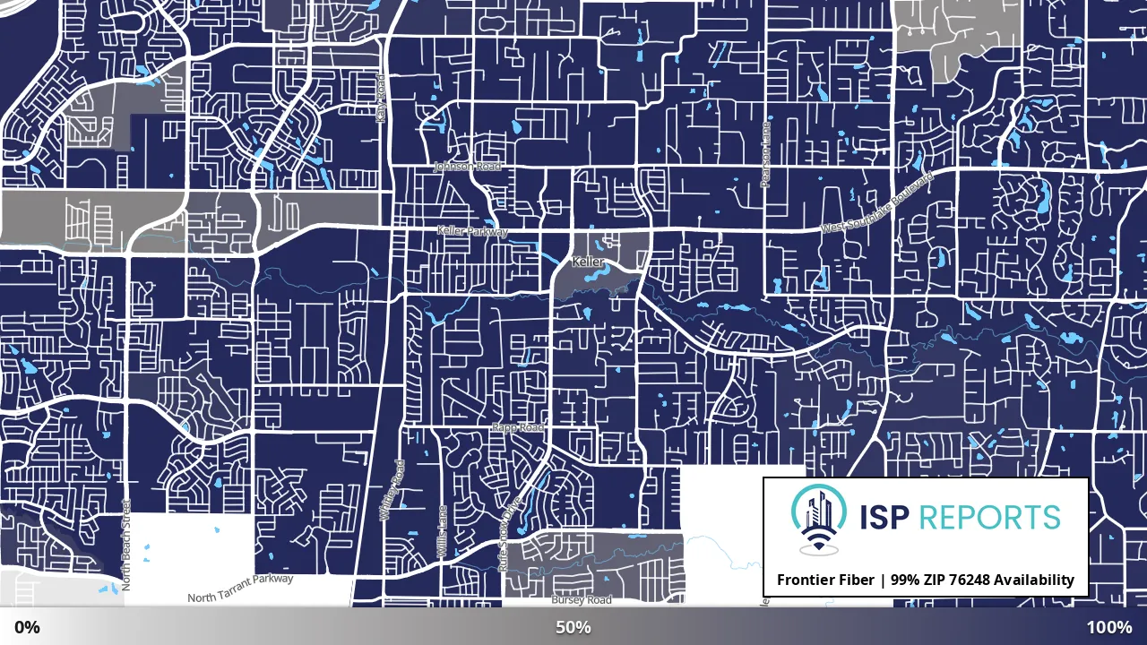 76248, TX map of internet availability