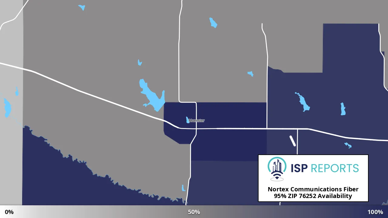 76252, TX map of internet availability