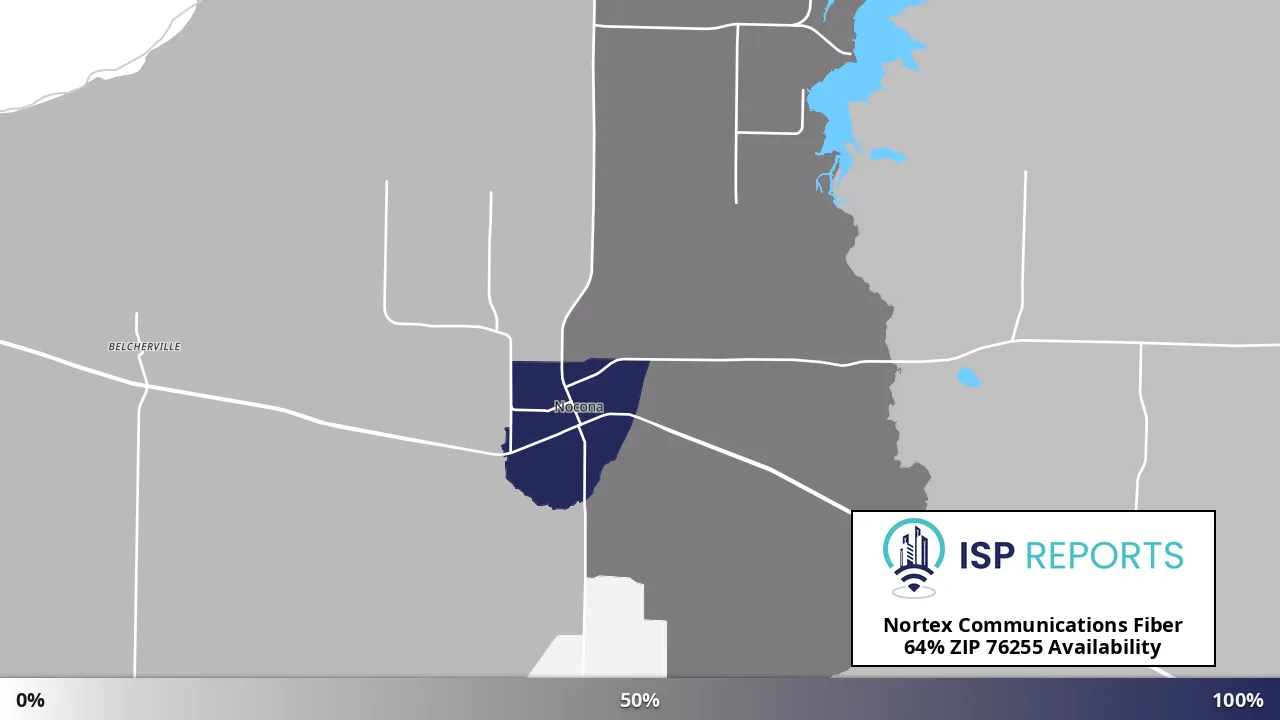 76255, TX map of internet availability