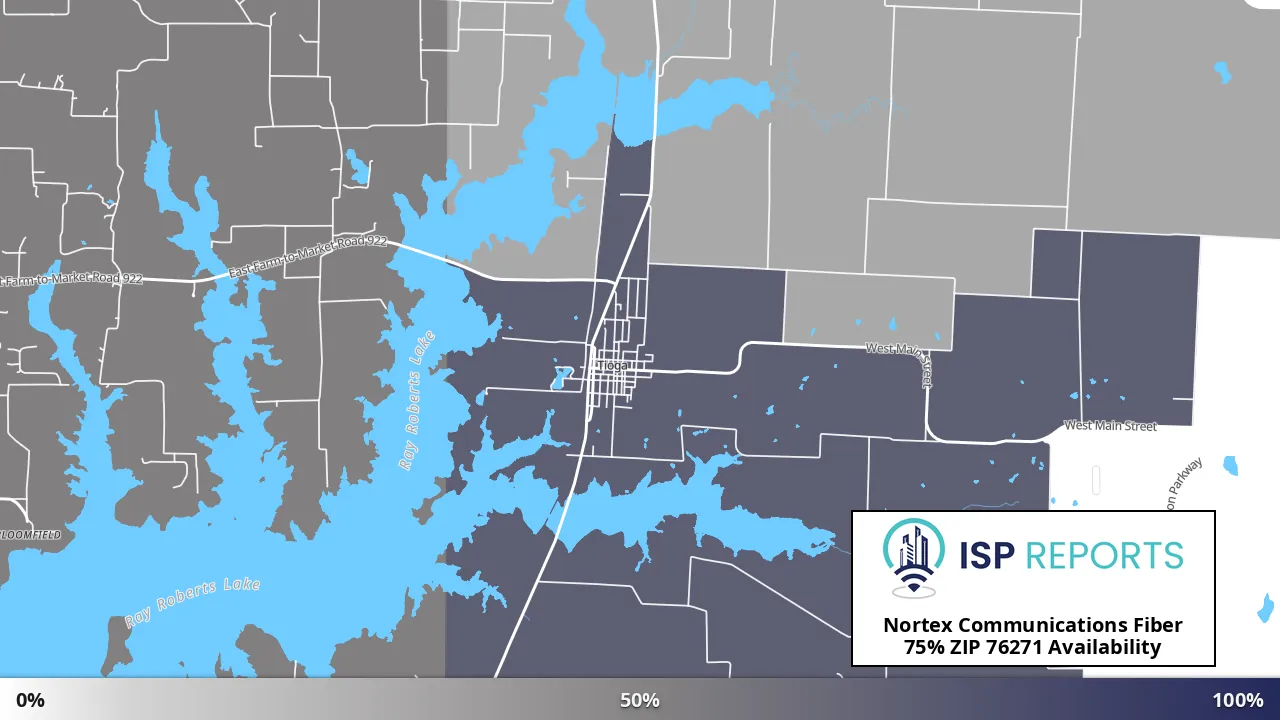 76271, TX map of internet availability