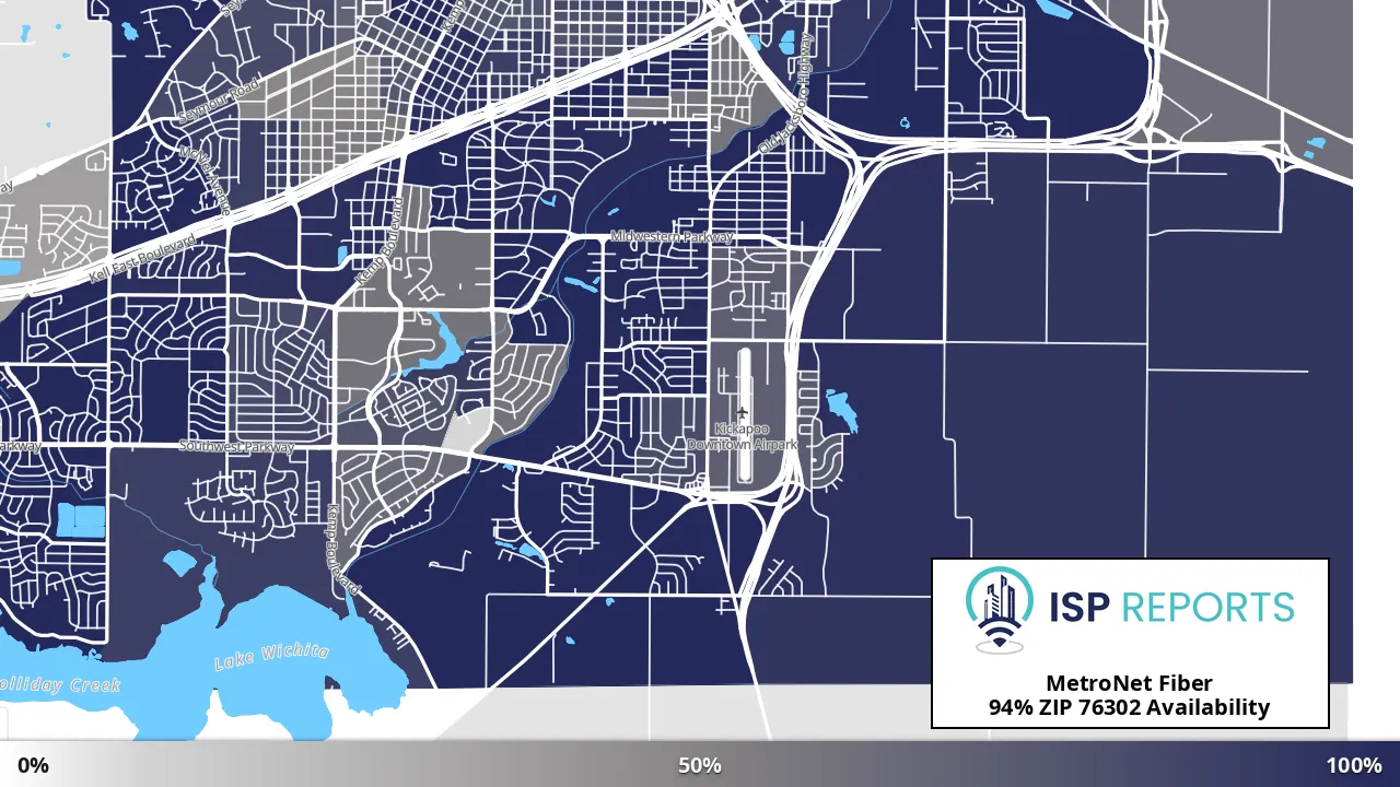 76302, TX map of internet availability