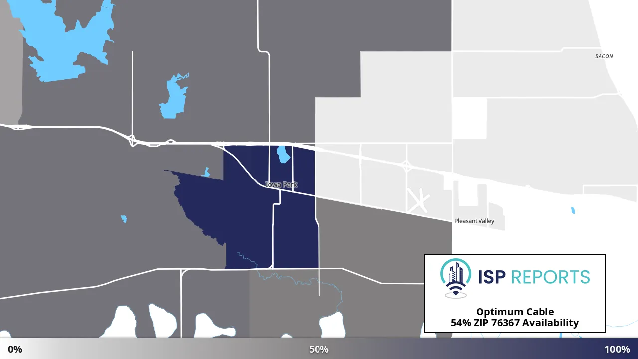 76367, TX map of internet availability