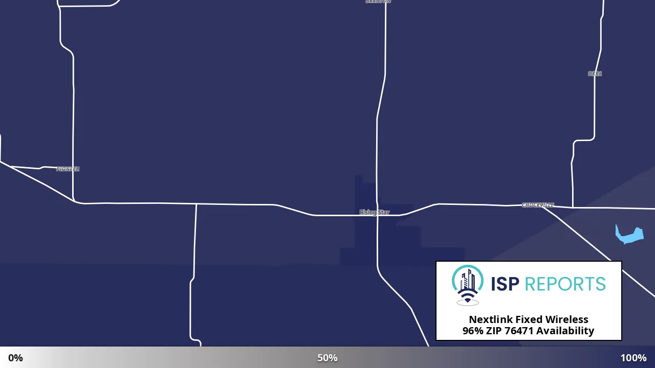 76471, TX map of internet availability