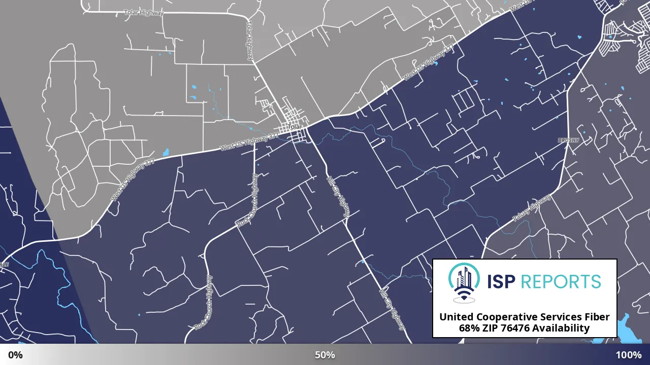 76476, TX map of internet availability