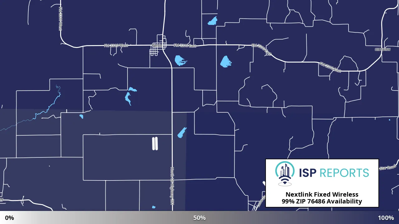 76486, TX map of internet availability