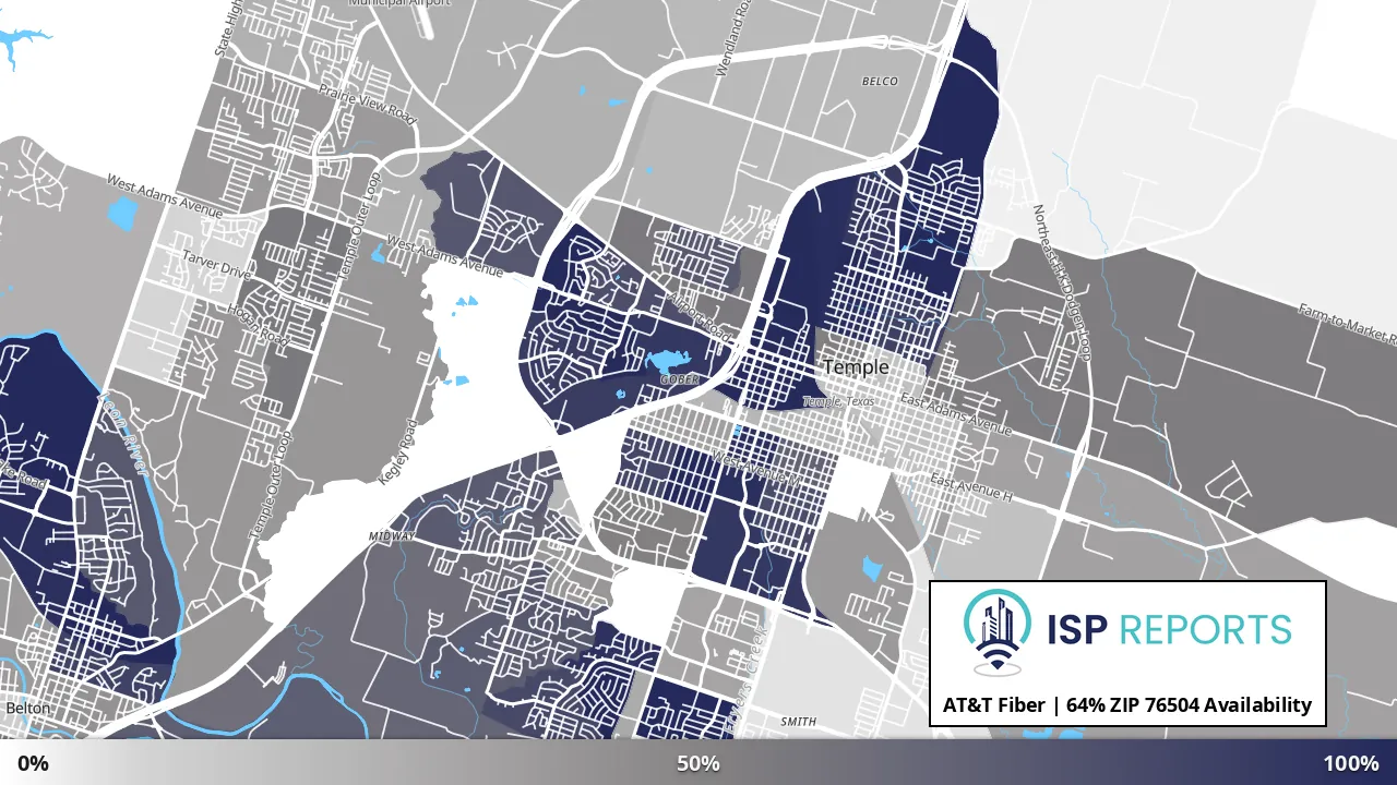 76504, TX map of internet availability