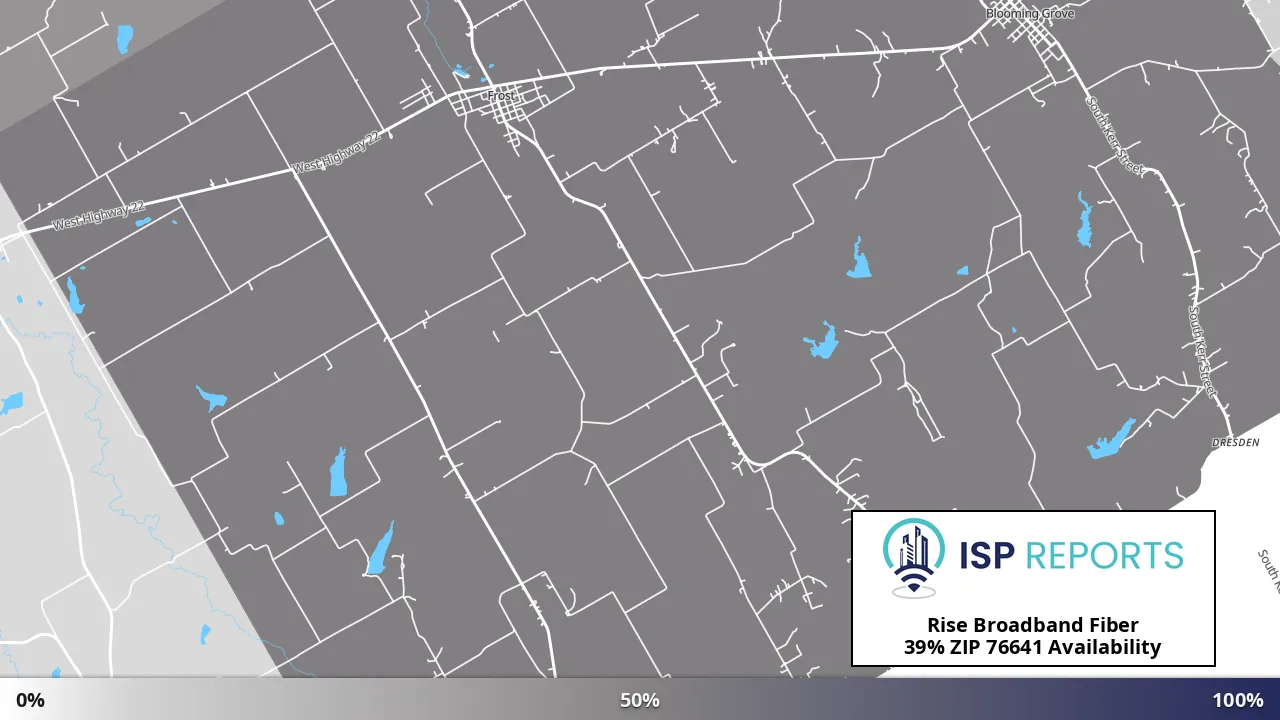 76641, TX map of internet availability