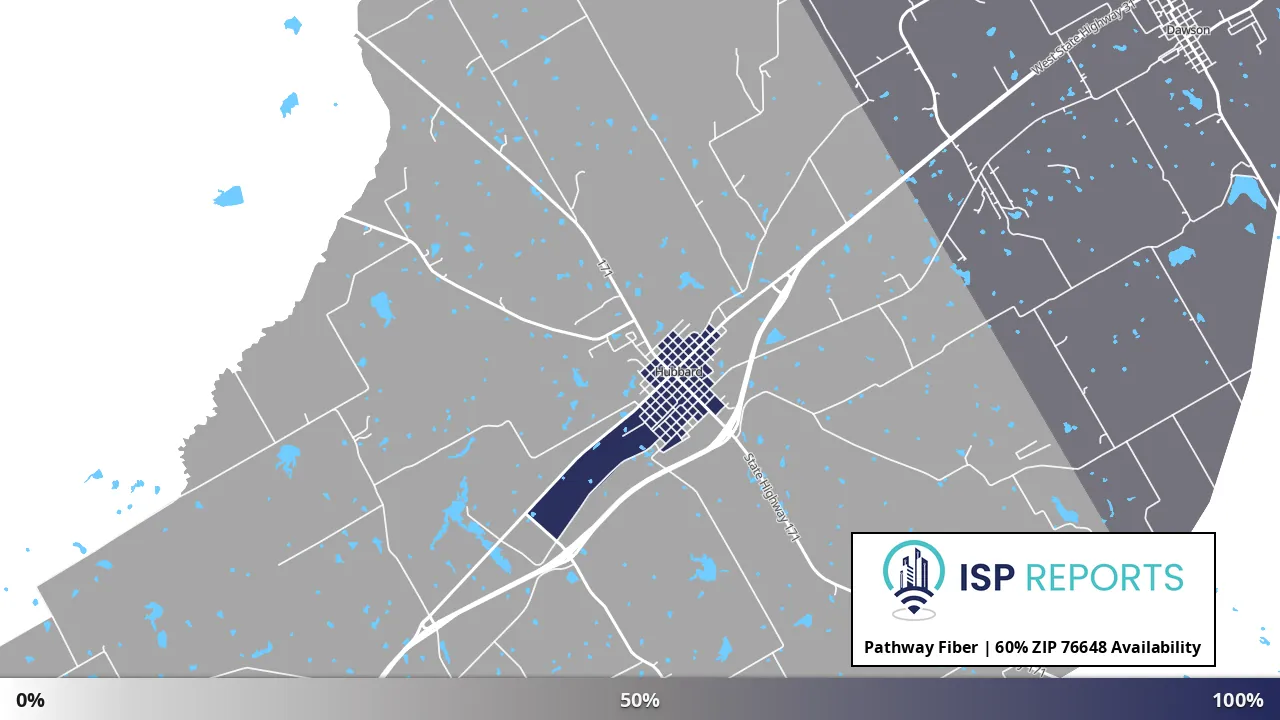 76648, TX map of internet availability
