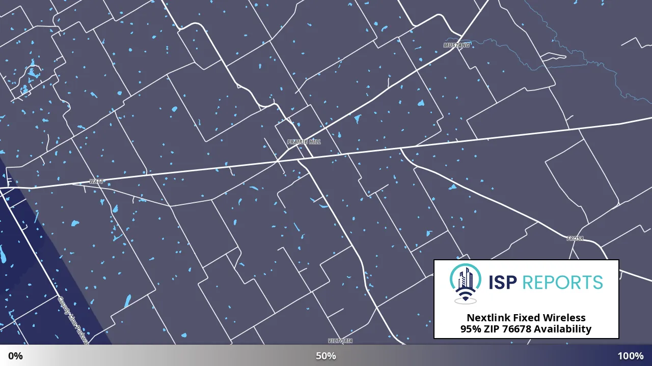 76678, TX map of internet availability