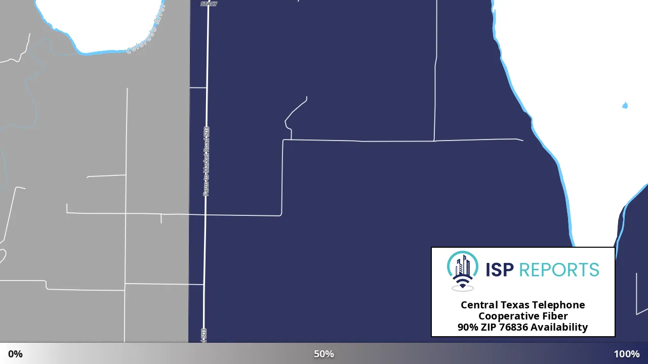 76836, TX map of internet availability