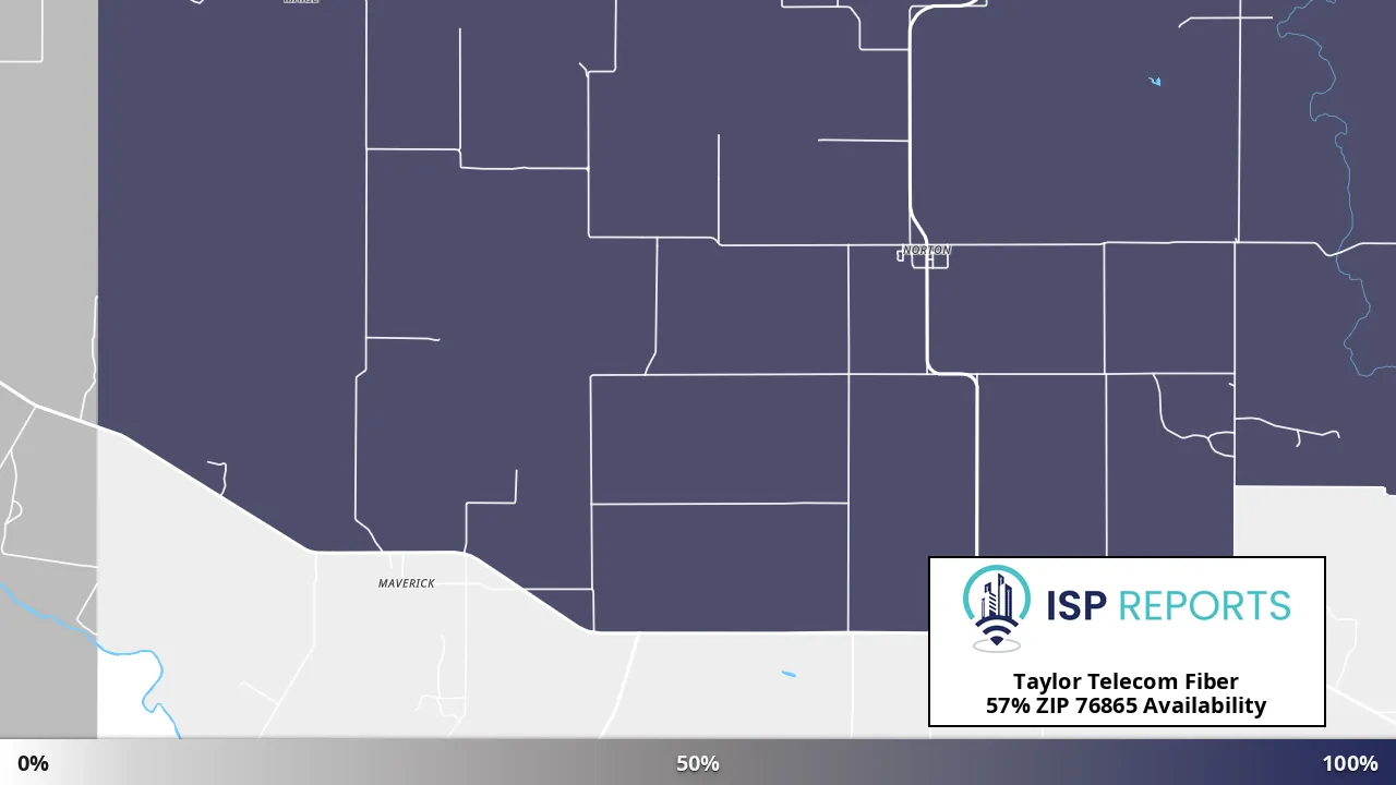 76865, TX map of internet availability