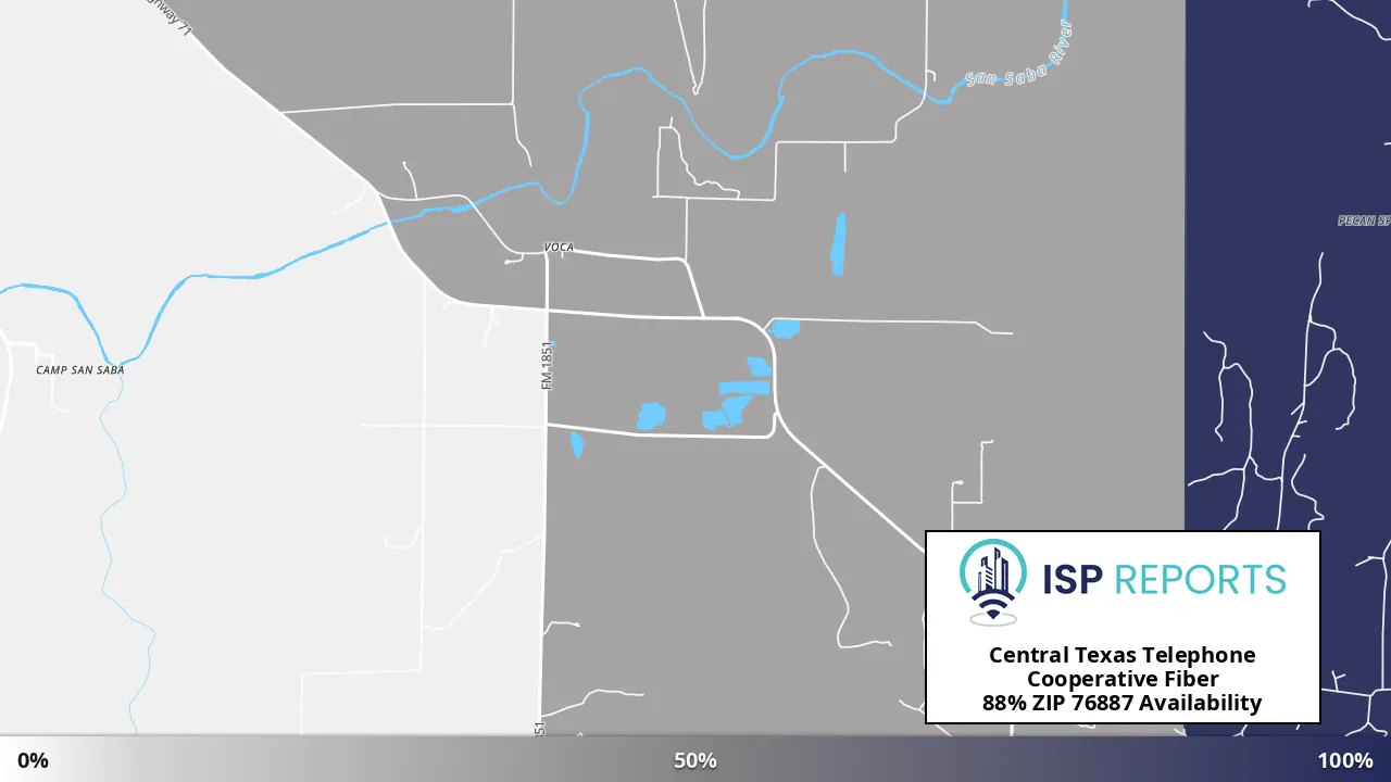 76887, TX map of internet availability