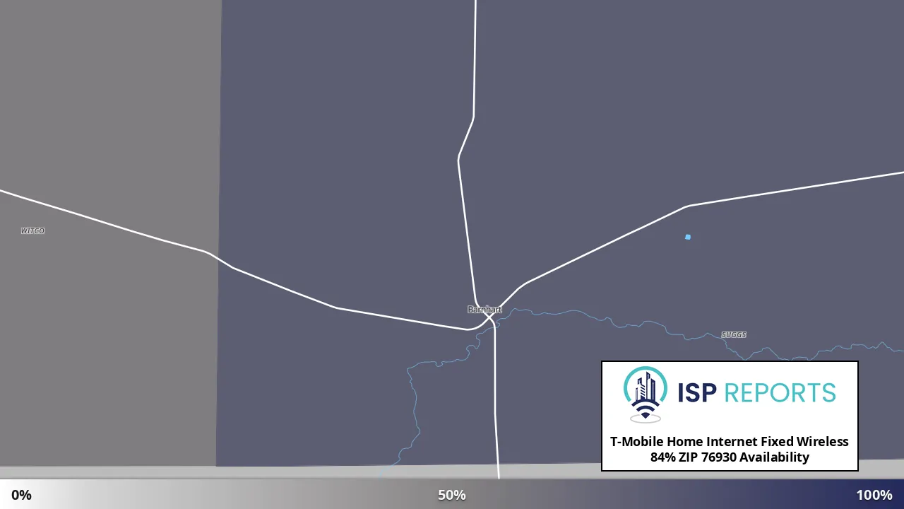 76930, TX map of internet availability
