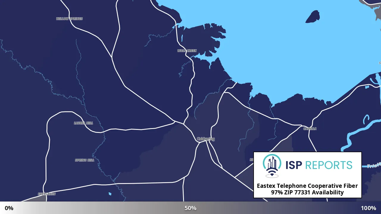 77331, TX map of internet availability