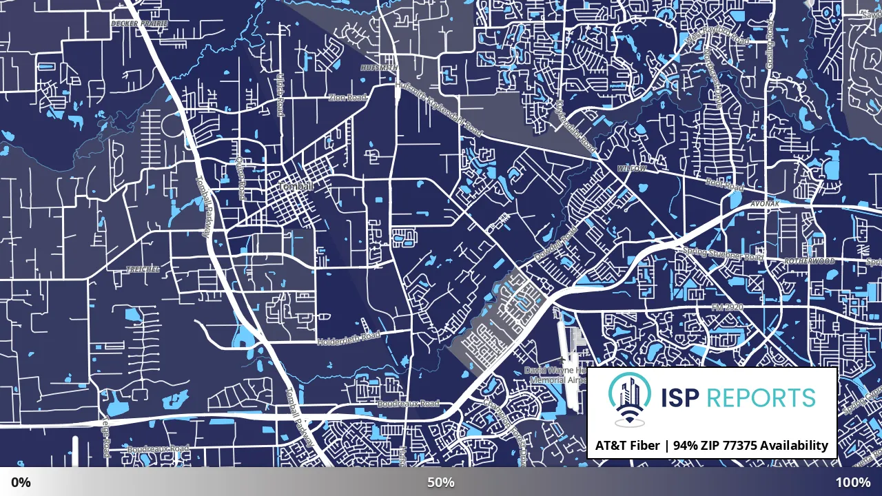 77375, TX map of internet availability