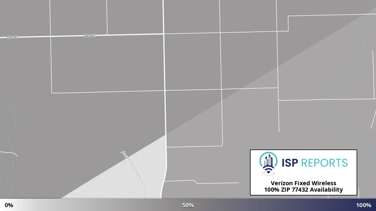 77432, TX map of internet availability